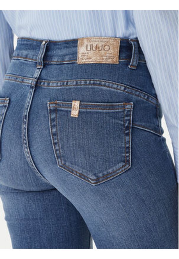 Liu Jo Jeansy UA6013 D0318 Granatowy Slim Fit. Kolor: niebieski