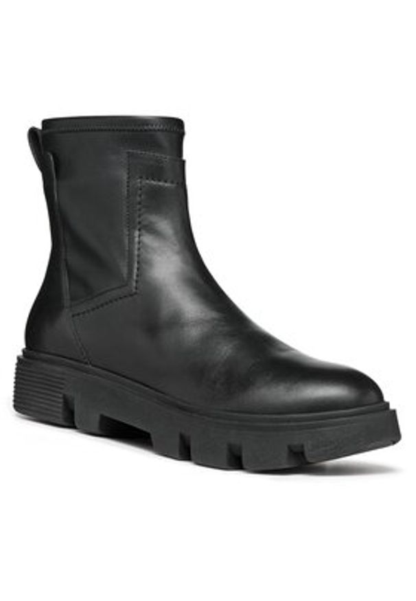 Geox Botki D Vilde D26UAC 043KB C9997 Czarny. Kolor: czarny. Materiał: skóra