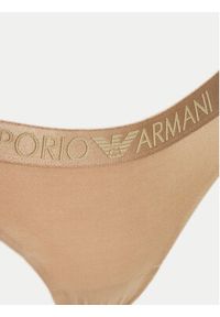 Emporio Armani Underwear Komplet 2 par fig brazylijskich 163337 4F235 16355 Beżowy. Kolor: beżowy. Materiał: syntetyk #4