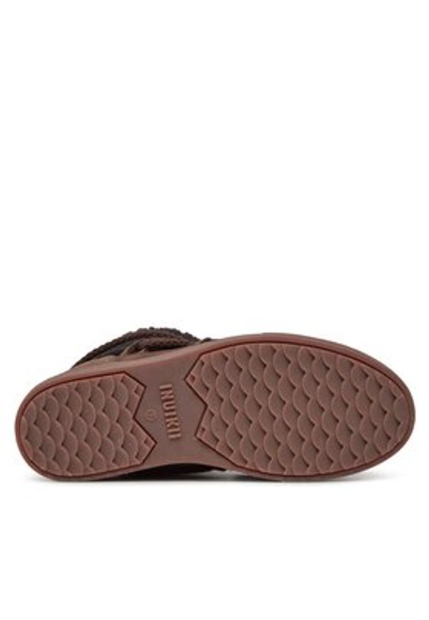 Inuikii Śniegowce Curly 75102-016 Brązowy. Kolor: brązowy. Materiał: materiał