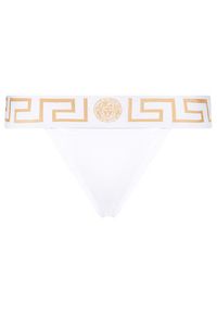 VERSACE - Versace Stringi Donna AUD01042 Biały. Kolor: biały. Materiał: bawełna