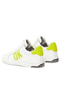 DKNY Sneakersy Abeni K1486950 Biały. Kolor: biały. Materiał: skóra
