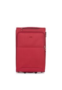 Ochnik - Komplet walizek na kółkach 19'/24'/28'. Kolor: czerwony. Materiał: poliester, kauczuk, materiał, nylon, guma #4