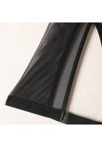 Intica - Komplet bielizny z topem transparentnym na wieczór Roli. Kolor: czarny. Materiał: materiał #7