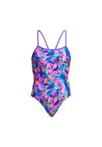 FUNKITA - Strój kąpielowy damski Funkita Birds Gone Wild Single Strap. Kolor: wielokolorowy. Materiał: poliester