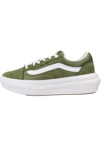 Vans - Buty VANS OLD SKOOL OVERT Zielony. Okazja: na co dzień. Kolor: zielony. Materiał: syntetyk, tkanina. Model: Vans Old Skool
