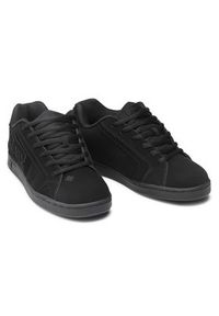 DC Sneakersy Net 302361 Czarny. Kolor: czarny. Materiał: skóra