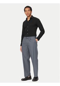 Calvin Klein Spodnie materiałowe LV04LF617G Szary Regular Fit. Kolor: szary. Materiał: bawełna #4