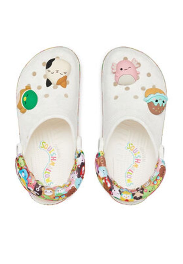 Crocs Klapki Classic Squishmallows Clog 210216 Biały. Kolor: biały