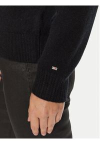 TOMMY HILFIGER - Tommy Hilfiger Sweter WW0WW43202 Czarny Regular Fit. Kolor: czarny. Materiał: kaszmir #3