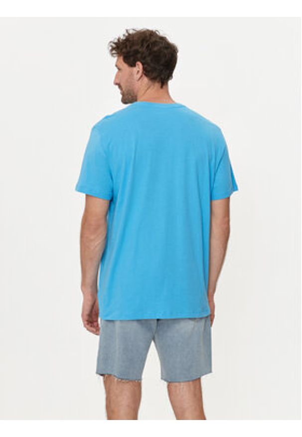 GAP - Gap T-Shirt 624814-00 Niebieski Regular Fit. Kolor: niebieski. Materiał: bawełna