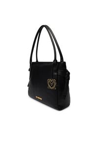 Love Moschino - LOVE MOSCHINO Torebka JC4056PP1PLL0000 Czarny. Kolor: czarny. Materiał: skórzane #5