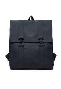 Rains Plecak MSN Bag W3 13300 Granatowy. Kolor: niebieski. Materiał: materiał