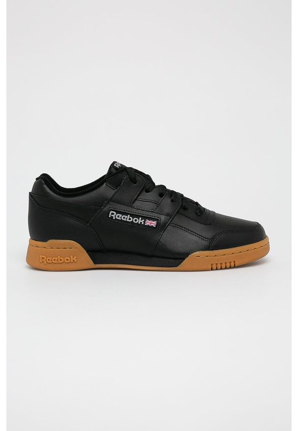 Reebok Classic - Buty Workout Plus CN2127. Nosek buta: okrągły. Zapięcie: sznurówki. Kolor: czarny. Materiał: guma. Model: Reebok Classic, Reebok Workout