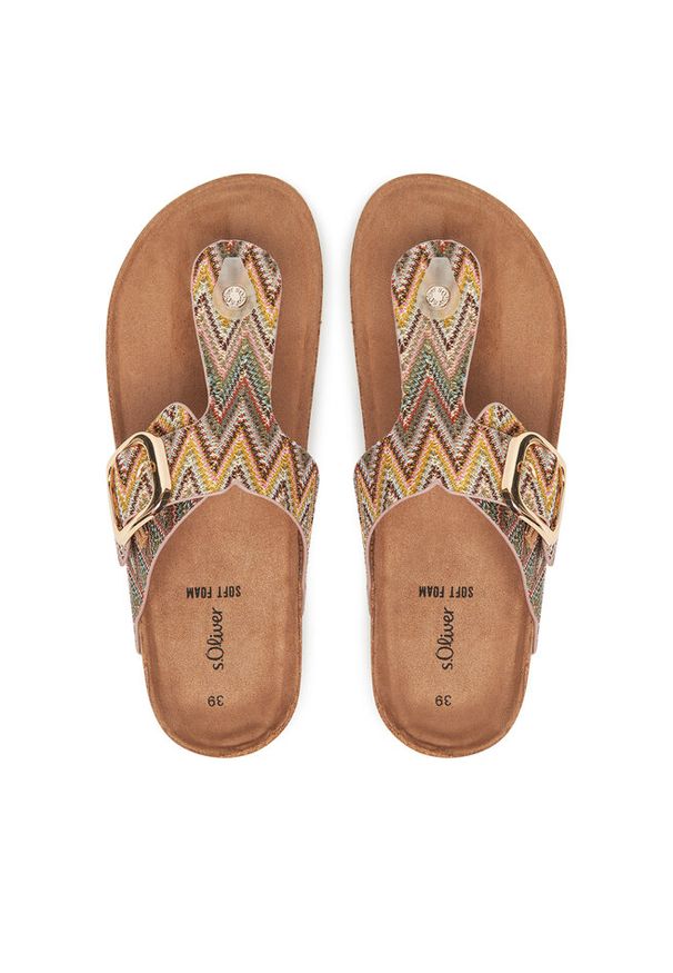 Japonki s.Oliver. Kolor: czarny