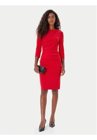 Rinascimento Sukienka koktajlowa CFC0126154003 Czerwony Slim Fit. Kolor: czerwony. Materiał: syntetyk. Styl: wizytowy #5