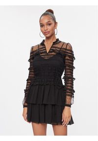 TwinSet - TWINSET Sukienka koktajlowa 241TP2040 Czarny Regular Fit. Kolor: czarny. Materiał: syntetyk. Styl: wizytowy #1