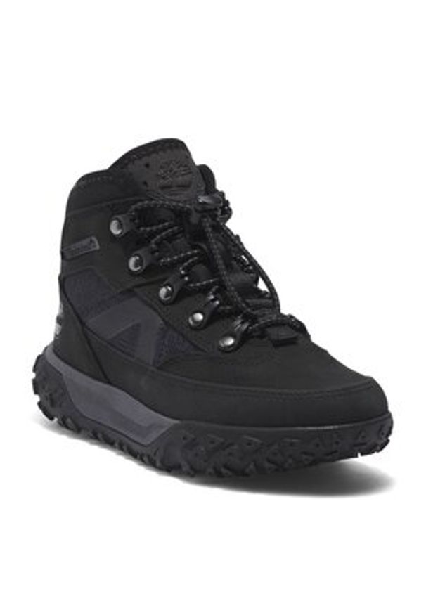 Timberland Trzewiki Gs Motion 6 Mid F/Lwp TB0A673Z0151 Czarny. Kolor: czarny. Materiał: nubuk, skóra