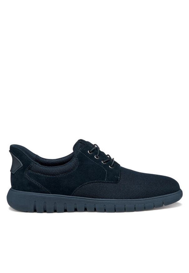 Geox Sneakersy U Flextride F Plus U654JA 01422 C4002 Granatowy. Kolor: niebieski. Materiał: skóra, zamsz