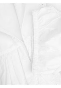 COCCODRILLO - Coccodrillo Sukienka letnia WC4128202GPN Biały Regular Fit. Kolor: biały. Materiał: bawełna. Sezon: lato