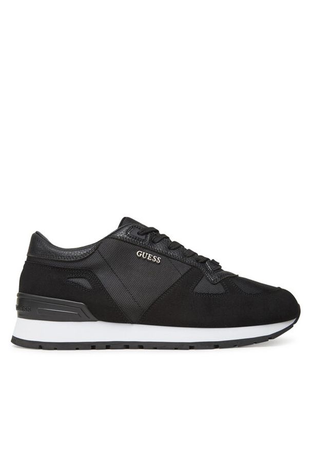Guess Sneakersy FMTTRE FAB12 Czarny. Kolor: czarny. Materiał: skóra, zamsz