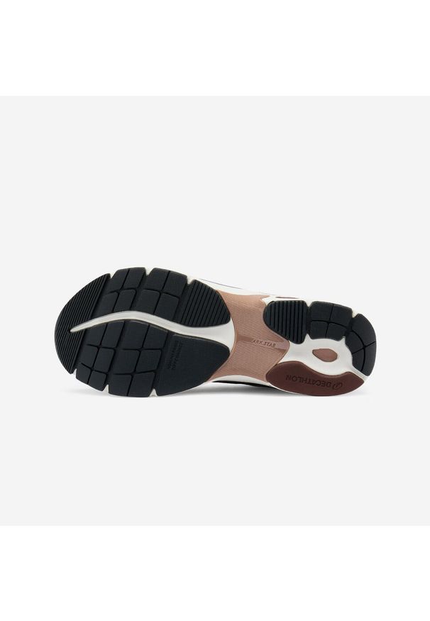 Decathlon - Buty sportowe damskie RR2K. Kolor: brązowy, różowy, szary, wielokolorowy. Materiał: kauczuk. Sport: bieganie