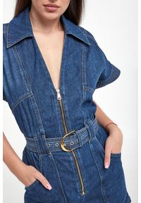 Elisabetta Franchi - Kombinezon damski jeansowy ELISABETTA FRANCHI. Materiał: jeans #4