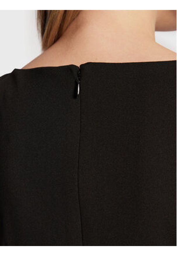 DKNY Sukienka codzienna DD2H1240 Czarny Regular Fit. Okazja: na co dzień. Kolor: czarny. Materiał: syntetyk. Typ sukienki: proste. Styl: casual