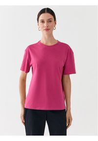 United Colors of Benetton - United Colors Of Benetton T-Shirt 3096D102O Różowy Regular Fit. Kolor: różowy. Materiał: bawełna #1
