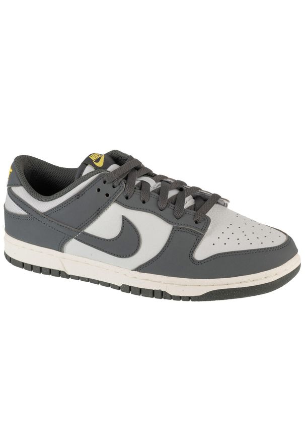 Nike - Buty sportowe Sneakersy męskie, Dunk Low NN. Kolor: szary. Sport: turystyka piesza