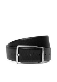 Lacoste Pasek RC4097 Czarny. Kolor: czarny. Materiał: skóra