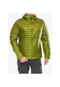 Kurtka puchowa męska Montane Anti-Freeze Lite Hoodie. Kolor: zielony. Materiał: puch