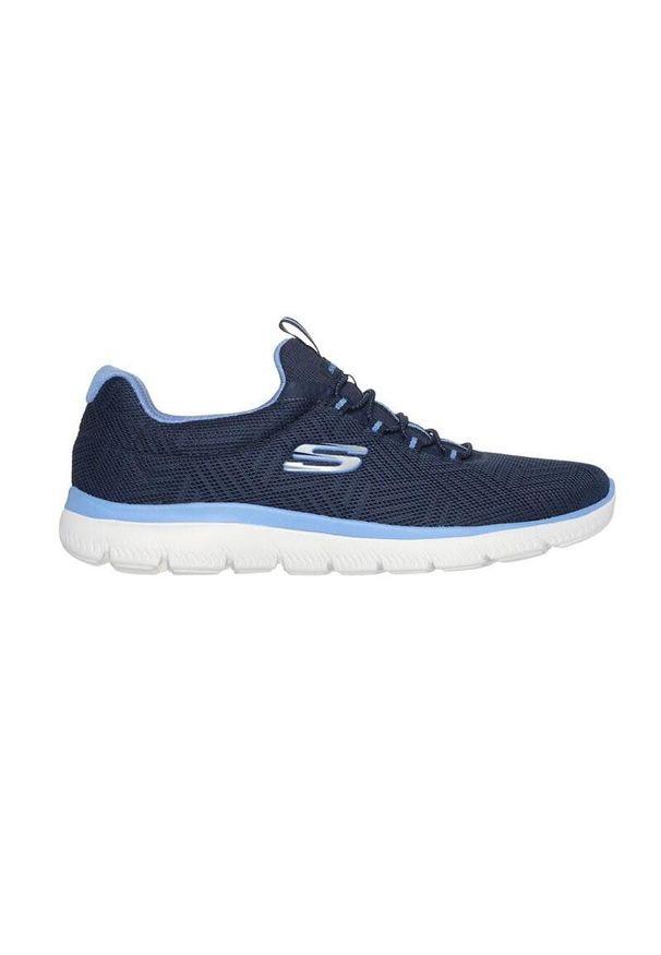 skechers - Buty Summits - Artistry Chic Rozmiar 40 - 150119-NVBL Niebieski. Kolor: niebieski. Szerokość cholewki: normalna. Wzór: geometria