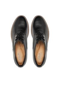 Clarks Oxfordy Sharon Rae 261754164 Czarny. Kolor: czarny. Materiał: skóra #3