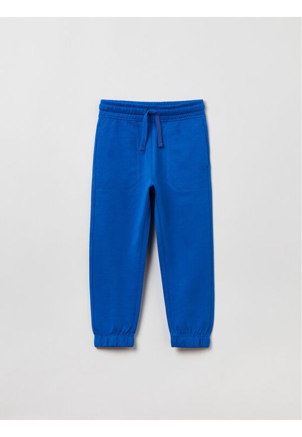 OVS Spodnie dresowe 1757951 Niebieski Regular Fit. Kolor: niebieski. Materiał: dresówka