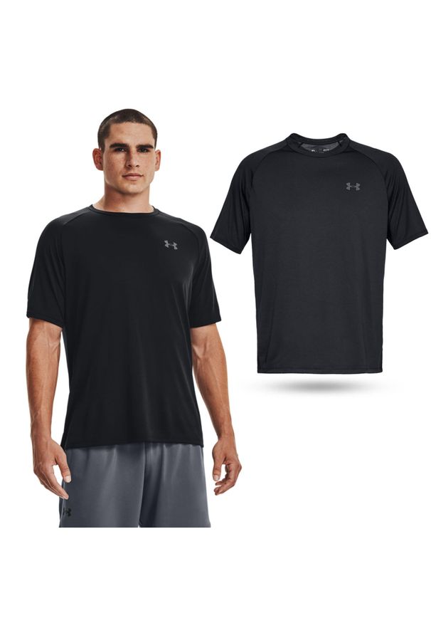 Koszulka fitness męska Under Armour UA Tech 2.0 SS Tee. Kolor: czarny. Sport: fitness