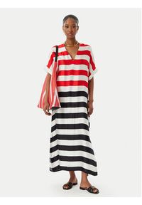 LOLA CASADEMUNT Sukienka letnia LS2616013 Kolorowy Relaxed Fit. Wzór: kolorowy. Sezon: lato #5