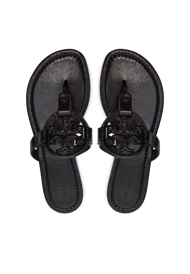 Japonki Tory Burch. Kolor: czarny