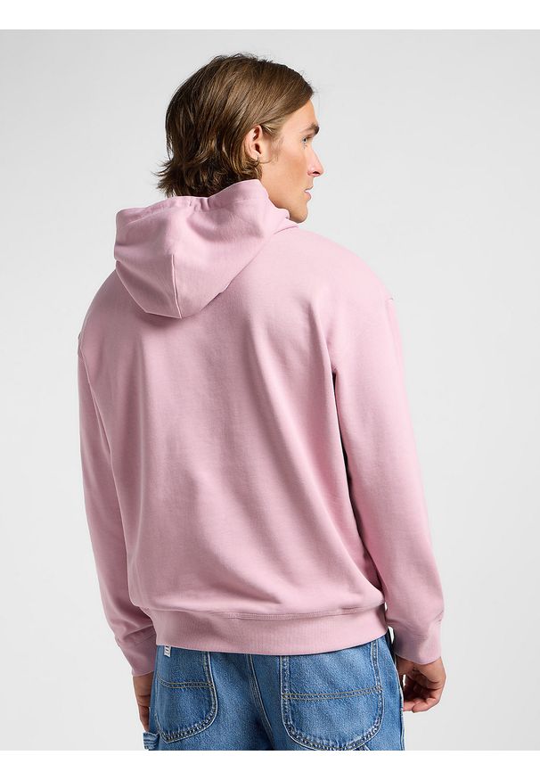 Lee - MESKA BLUZA LEE WW HOODIE SOFT MAUVE 112364139