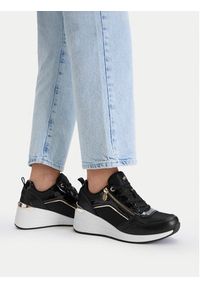 Nine West Sneakersy CEO-AMINA-02 Czarny. Kolor: czarny. Materiał: materiał #5