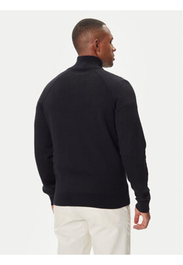 BOSS Kardigan H-Idino 50543150 Czarny Regular Fit. Kolor: czarny. Materiał: bawełna