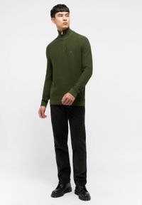 Mustang Style: Everett Rifle Green 1015474 6514 MĘSKI SWETER #6
