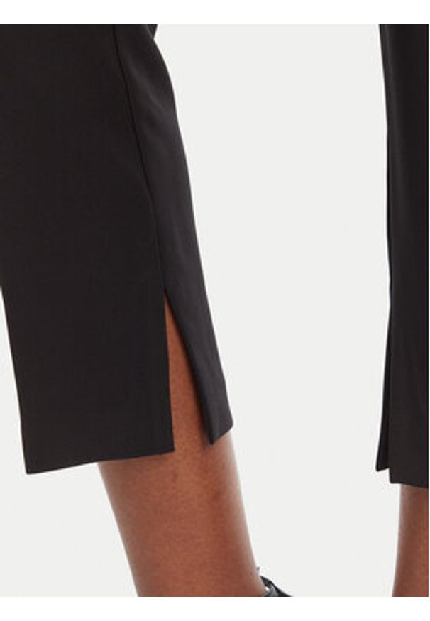 Elisabetta Franchi Chinosy PA-098-52E2-V320 Czarny Regular Fit. Kolor: czarny. Materiał: syntetyk