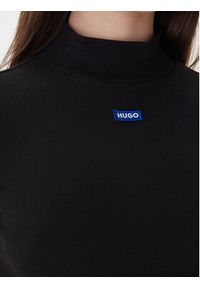 Hugo Golf 50525318 Czarny Regular Fit. Typ kołnierza: golf. Kolor: czarny. Materiał: bawełna #2