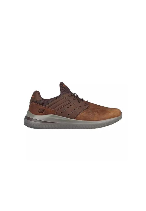 skechers - Baskets Homme DELSON 3.0EZRA Skechers CDB 210308 Marron SKECHERS. Kolor: brązowy