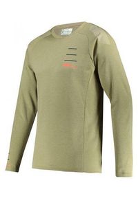 LEATT - Koszulka rowerowa MTB męska Leatt AllMtn 5.0 V22 Dune z długim rękawem. Kolor: beżowy, zielony, wielokolorowy. Materiał: jersey. Długość rękawa: długi rękaw. Długość: długie