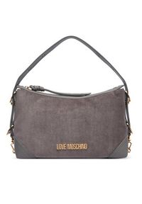 Love Moschino - LOVE MOSCHINO Torebka JC4091PP1PLD101A Szary. Kolor: szary. Materiał: skórzane #4