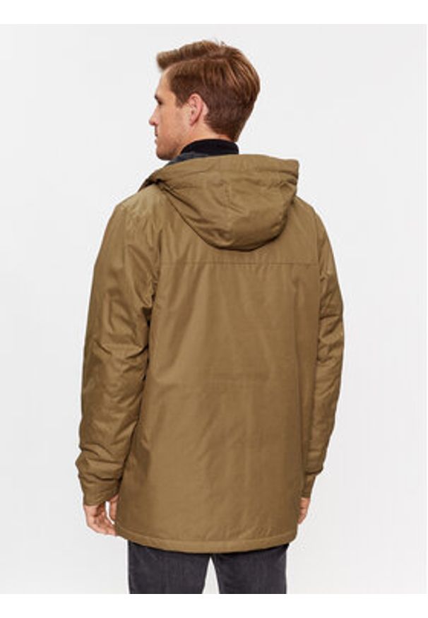 columbia - Columbia Kurtka zimowa Leif Trail™ Parka Brązowy Regular Fit. Kolor: brązowy. Materiał: syntetyk. Sezon: zima