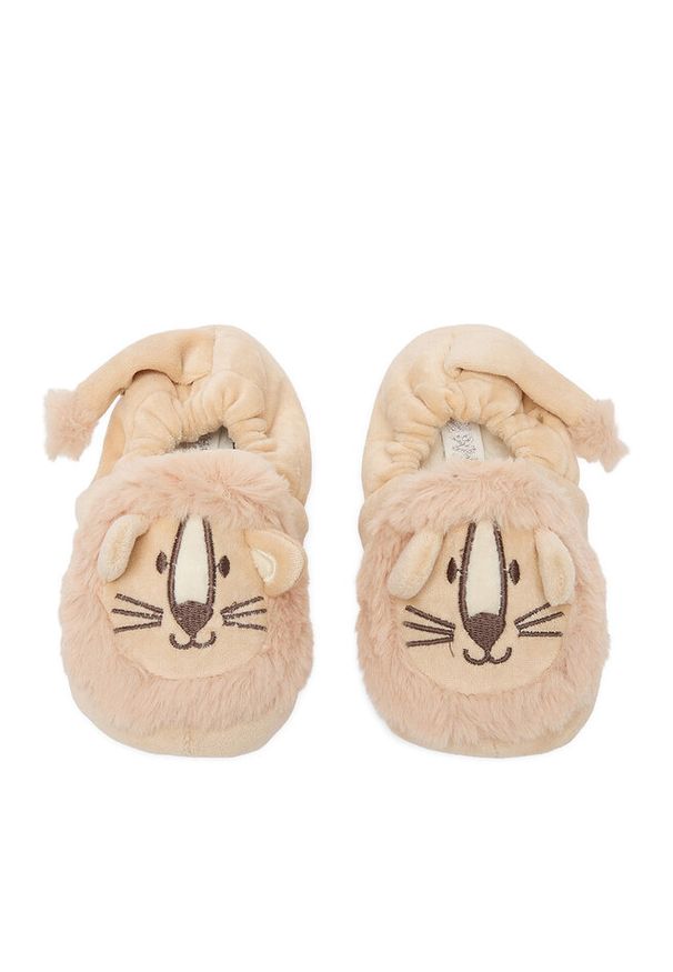 Kapcie Action Boy. Kolor: beżowy