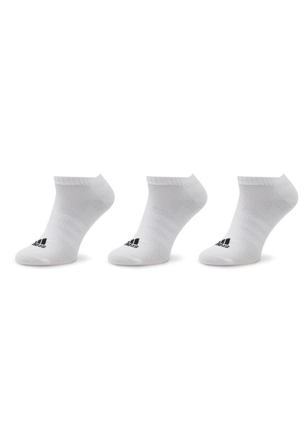 Adidas - adidas Zestaw 3 par niskich skarpet unisex Thin And Light HT3469 Biały. Kolor: biały. Materiał: syntetyk